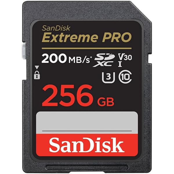 SanDisk 256GB Extreme PRO SDXC UHS-I メモリーカード